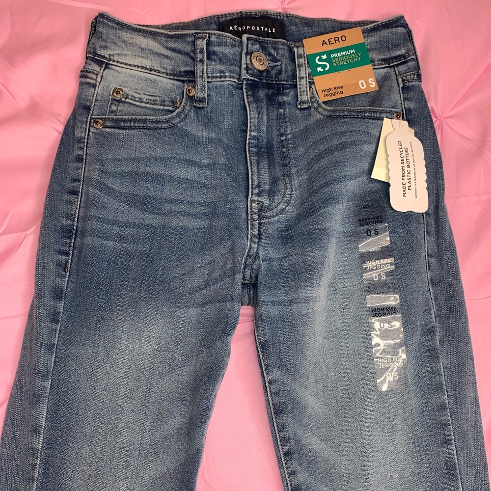 Aeropostale Premium Seriously Stretchy High-Rise Jegging Size 0 Short BRAND NEW